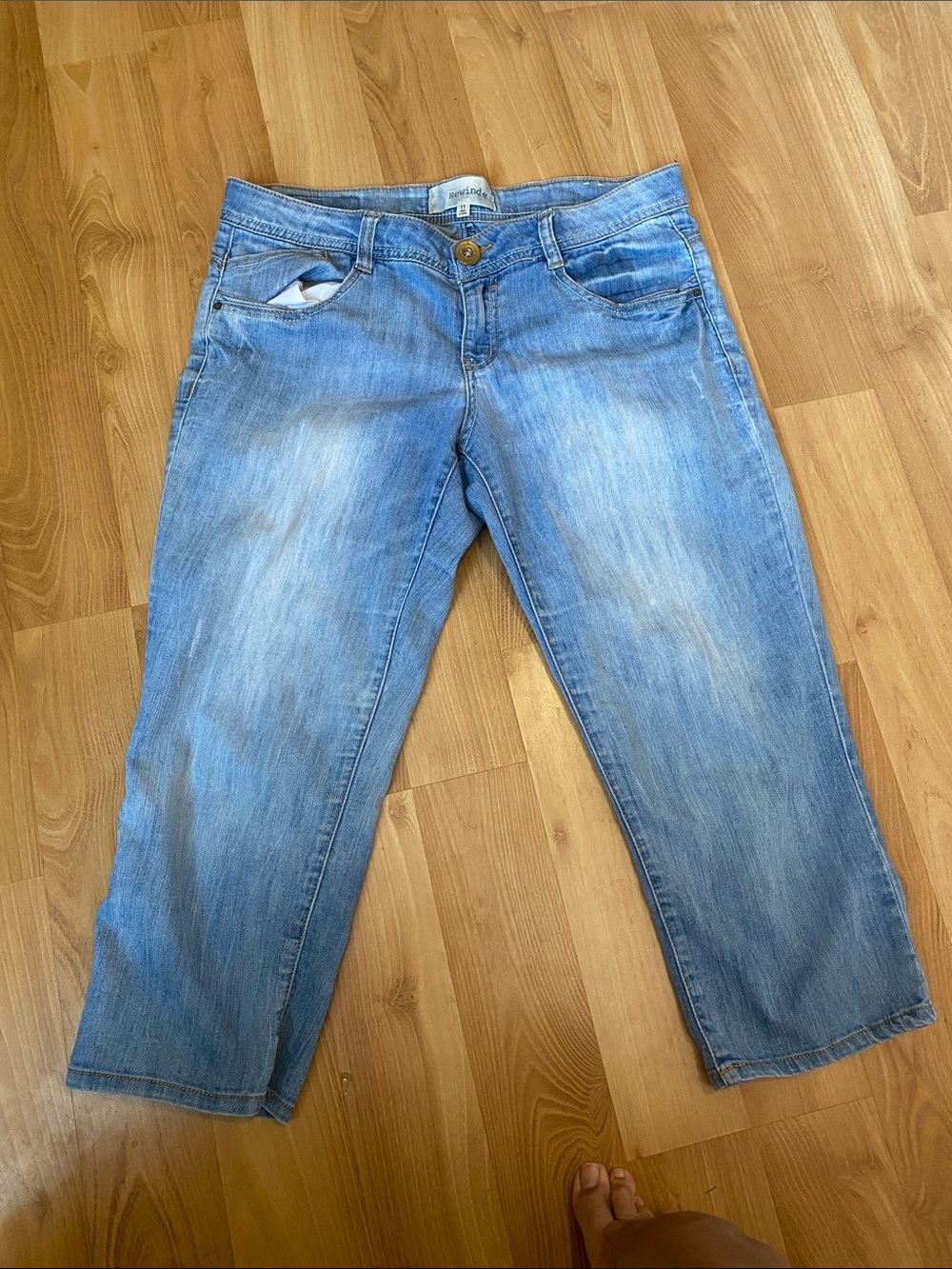Rewind Light Blue Cropped Women’s Jeans